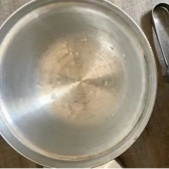 MCM Hammered Metal Ice Bucket: (3) Piece Set. Imported. Vintage - Picture 7 of 9